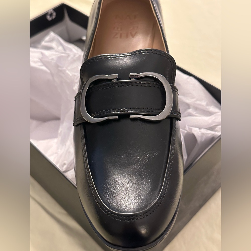 Naturalizer black loafers.  Women’s size 8M